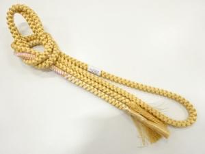 未使用品　正絹　手組帯締め